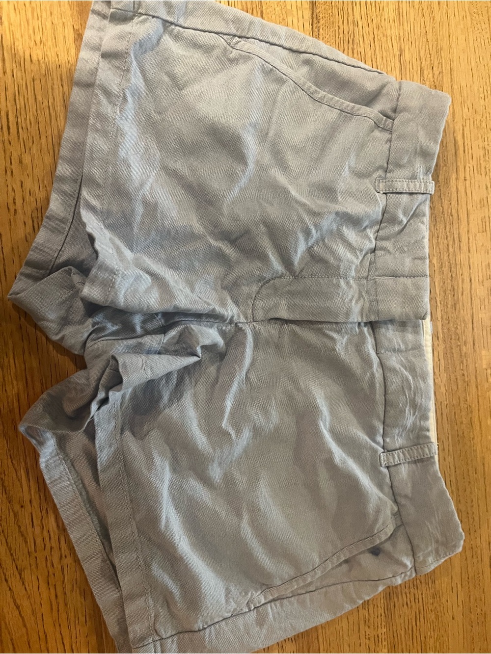 Women’s Chino light blue shorts J.Crew factory outlet